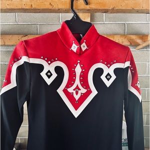 Western horse show blouse. Size S.